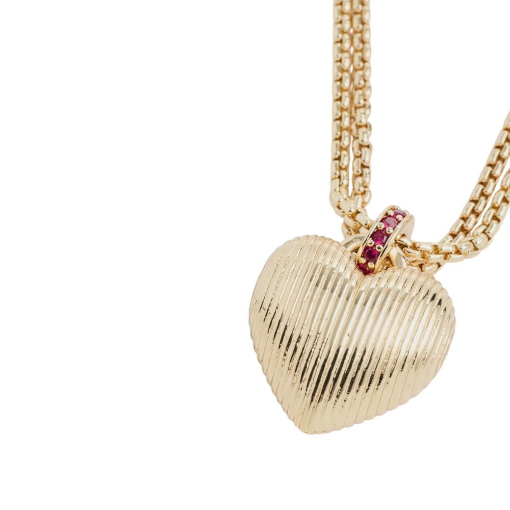 ROXANNE ASSOULIN The Textured Heart Necklace - Picture 5 of 10
